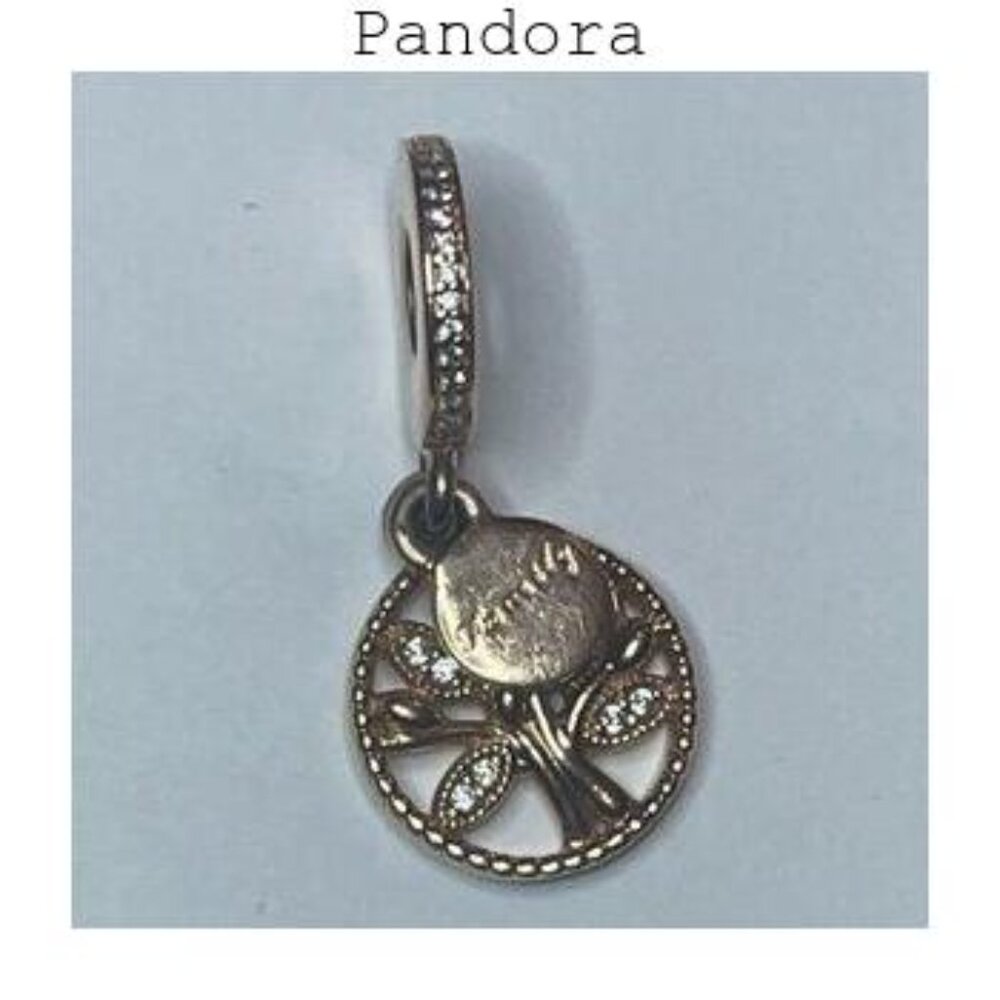 Sparkling Family Tree Dangle Charm - Picture 3 of 5